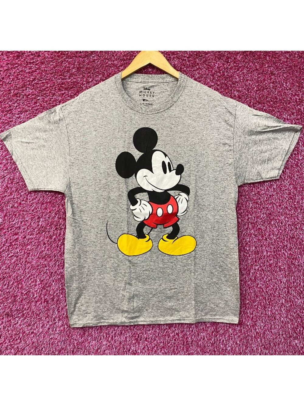 Disney Mickey Mouse Classic Vintage Style T-Shirt Large